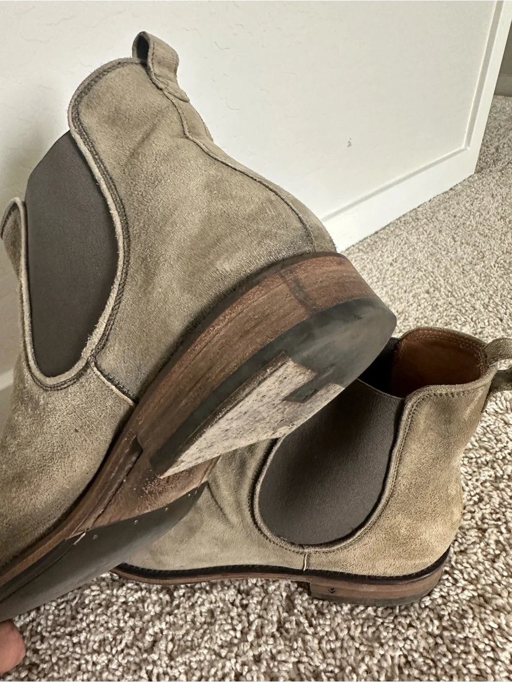 John Varvatos suede chukka